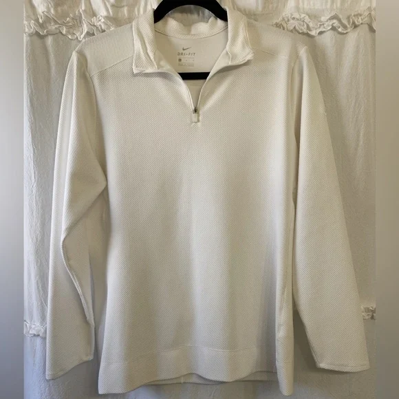 Nike Dri-Fit 1/4 Zip - L white - Picture 2 of 6